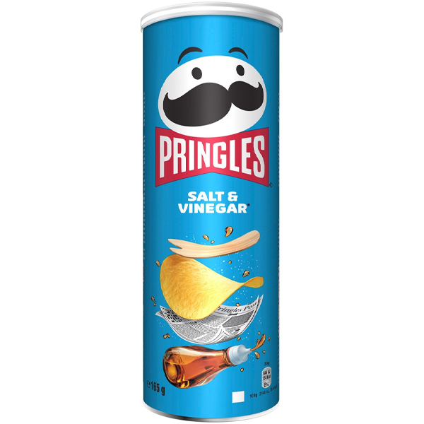 Pringles Τσιπς 165gr (Salt & Vinegar)