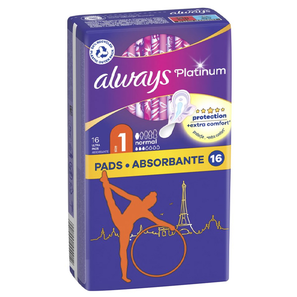 Always Σερβιέτες Ultra Platinum 16τεμ. Normal