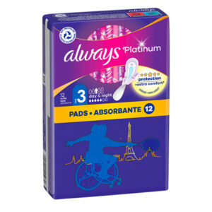 Always Platinum Σερβιέτες Ultra Day & Night Μέγεθος 3 12τεμ