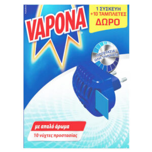 Vapona Fik Συσκευή (+10 Ταμπλέτες Δώρο)