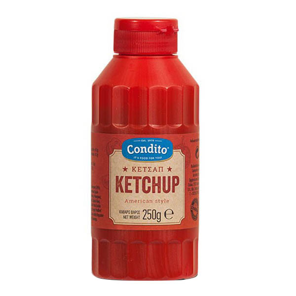 Condito Ketchup 250gr (American Style Χωρίς Γλουτένη)