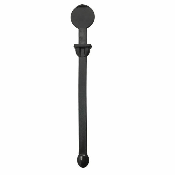Αναδευτήρας Τάπα Στρογγυλός 12cm 500τεμ. Μαύρος
