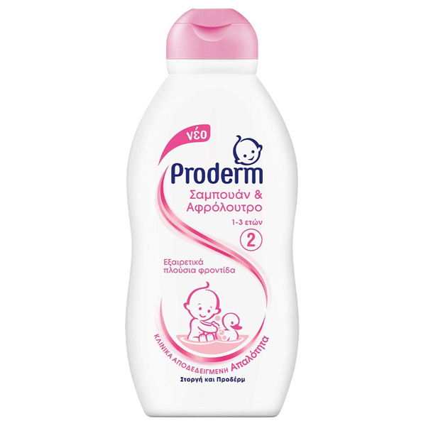 PRODERM Σαμπουάν & Αφρόλουτρο 200ml (1-3 Ετών)