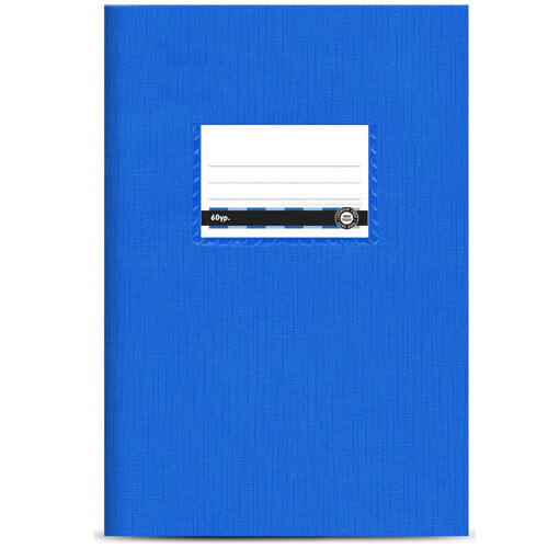 Τετράδιο Πλαστικό Ριγέ 50 Φύλλων (17x25cm) - Μπλε - 60gr