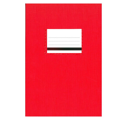 Salko Τετράδιο Πλαστικό Ριγέ 50 Φύλλων (17x25cm) Κόκκινο