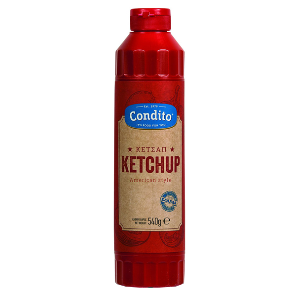 Condito Ketchup 540gr (American Style Χ.Γλ.)