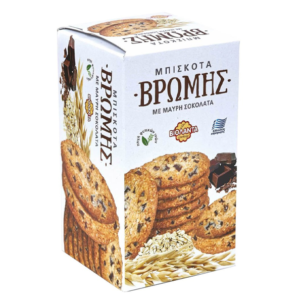 Βιολάντα Μπισκότα Βρώμης 200gr (Σοκολάτα)