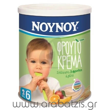 ΝΟΥΝΟΥ Φρουτοκρέμα 3 Φρούτα 300gr