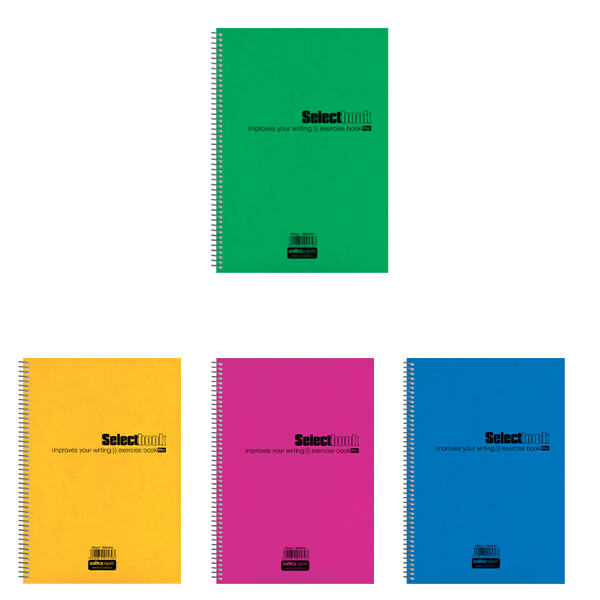 Select Τετράδιο Σπιράλ 3 Θεμάτων (21x29)(Διάφορα Χρώματα)