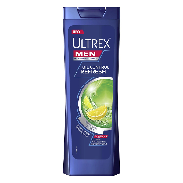 ULTREX Σαμπουάν 360ml (Λιπαρά Μαλλιά)