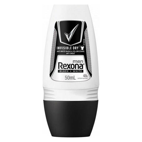 Rexona Roll-On Men 50ml - Invisible Black & White