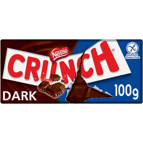 Crunch Σοκολάτα 100gr (Dark)