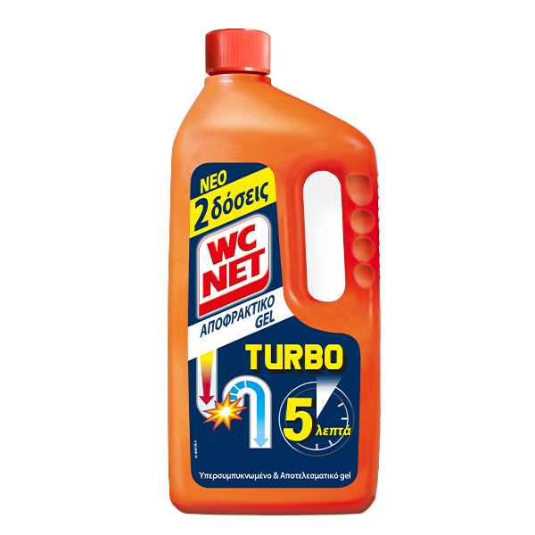 WC Net Gel Αποφρακτικό Turbo 1 lit
