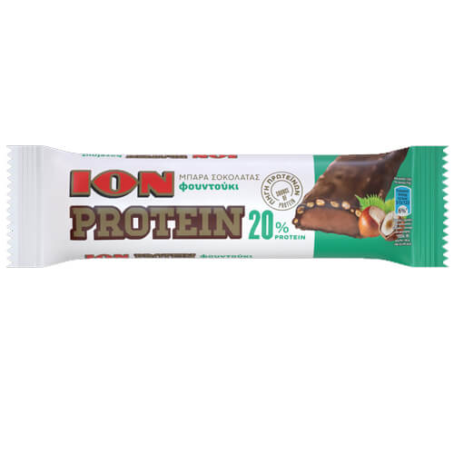 ΙΟΝ Protein Μπάρα Σοκολάτας 50gr - Φουντούκι