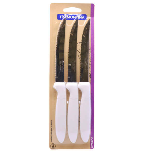 IPANEMA Μαχαίρι Steak Σετ 3τμχ - Άσπρο
