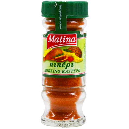 Ματίνα Πιπέρι Κόκκινο 32gr (Καυτερό) Βάζο