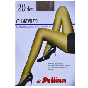 DOLLINA Καλσόν Lycra Velato 20den (Νο4) Πέπερ