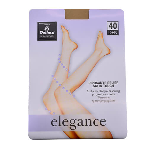 DOLLINA Καλσόν Lycra Elegance 40DEN (Νο2) - Καραμέλ