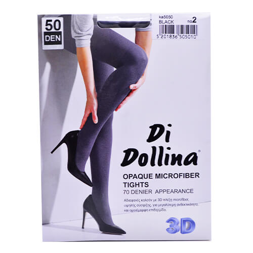 DOLLINA Καλσόν MF Opaque 50DEN (Νο4) Μαύρο
