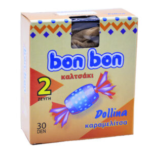 Dollina Bon Bon Καλτσάκι Καραμελίτσα 30DEN 2 Ζεύγη