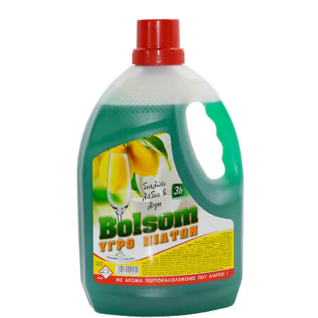 Bolsom Υγρό Πιάτων 3lt (Λεμόνι)