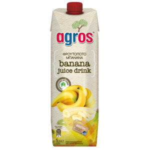 Agros Χυμός 1lt Μπανάνα Φρουτοποτό