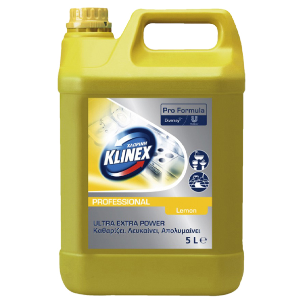 Klinex Χλωρίνη Παχύρρευστη 5lt - Λεμόνι Pro Formula