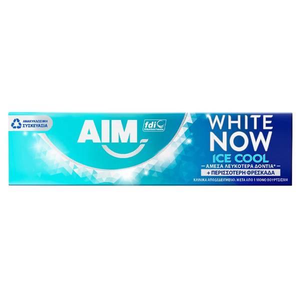 Aim White Now 75ml (Ice Cool Mint) Οδοντόκρεμα
