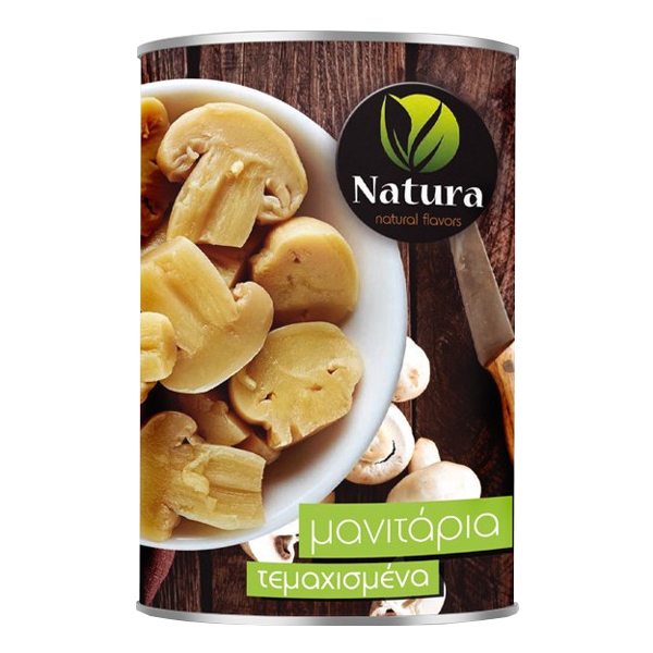 Μανιτάρια Natura Τεμαχισμένα 400gr