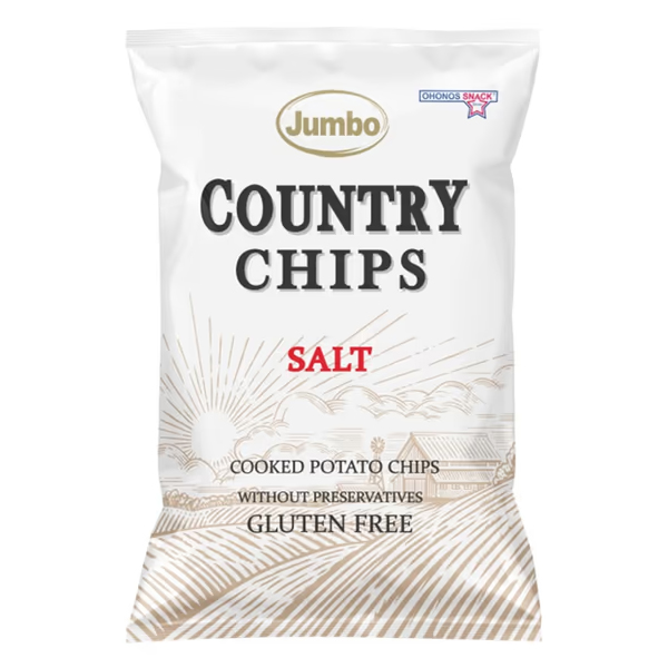 Jumbo Country Chips 150gr - Αλάτι