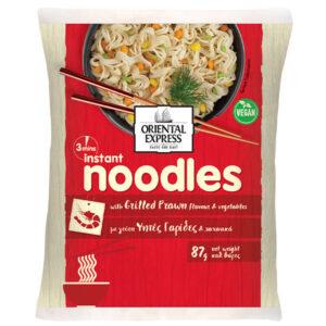 Oriental Express Noodles 3' 87gr (Ψητές Γαρίδες)