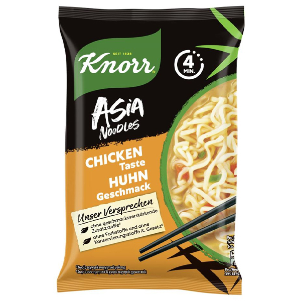 Knorr Noodles 70gr (Γεύση Κοτόπουλου)