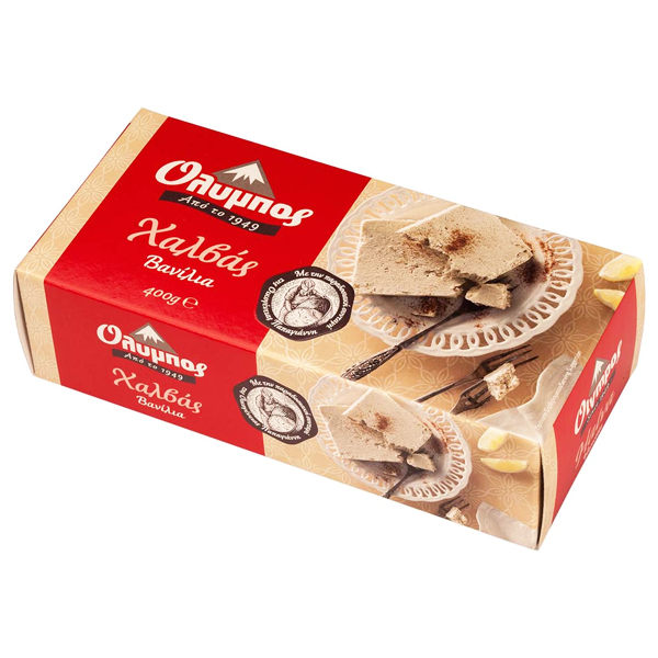 ΟΛΥΜΠΟΣ Χαλβάς Σκαφάκι 400gr (Βανίλια)