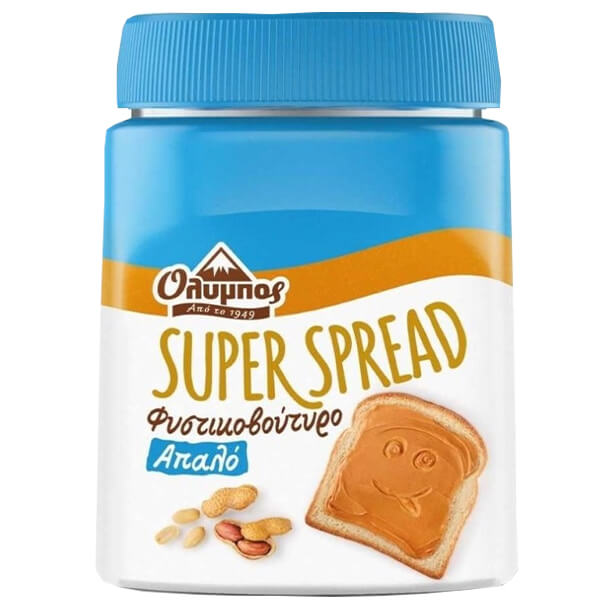 ΟΛΥΜΠΟΣ SuperSpread Φυστικοβούτυρο 350gr - Smooth