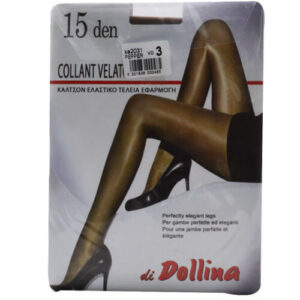 Dollina Καλσόν Lycra Velato 15den (Νο3) - (Πέπερ)