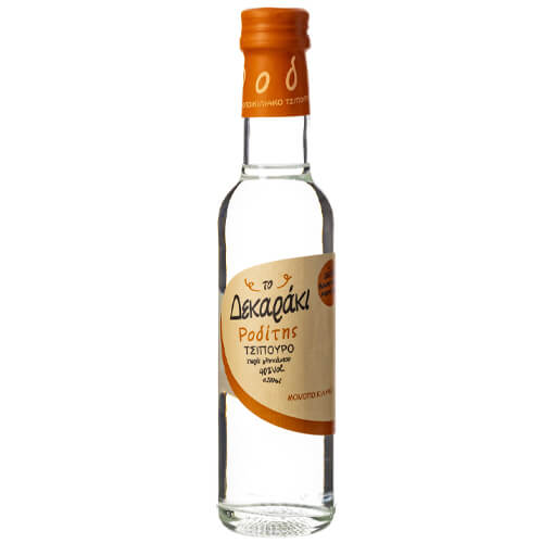 Το Δεκαράκι Τσίπουρο 200ml (Χωρίς Γλυκάνισο) Vol 40%