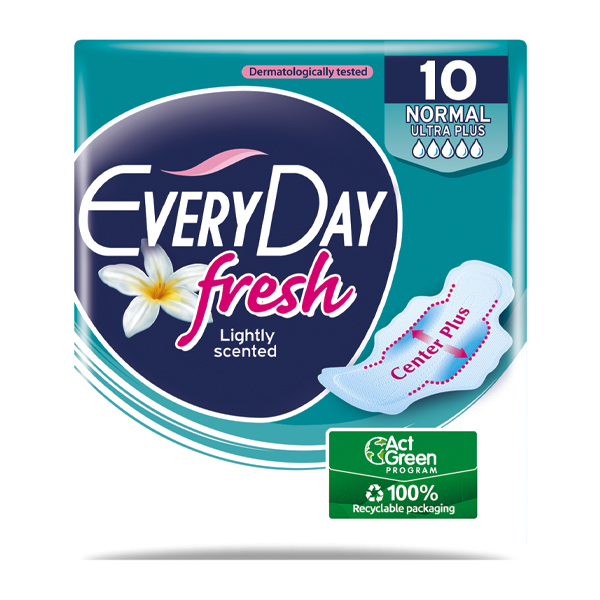 EVERYDAY Σερβιέτες Fresh 10τεμ. Normal Ultra Plus