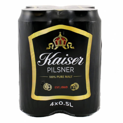 Kaiser Μπύρα 500ml - Vol 5.2% (4pack)