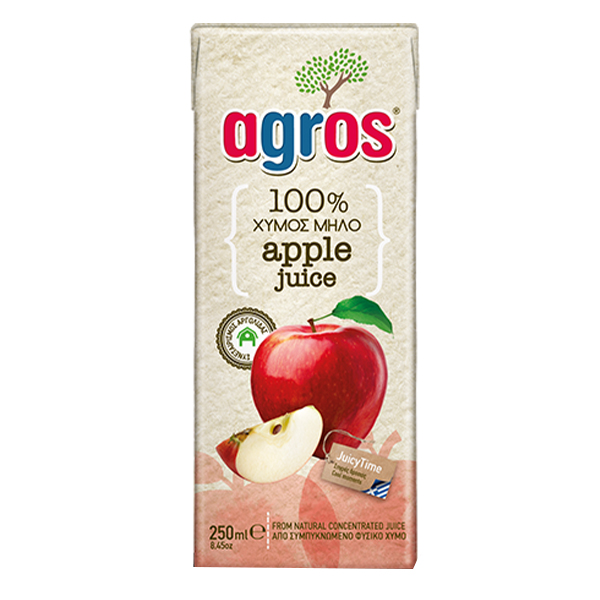 Agros Χυμός 250ml Μήλο