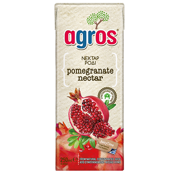 AGROS Χυμός Ρόδι Νέκταρ 250ml