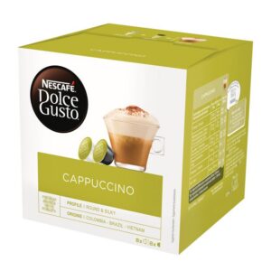 Nescafe Κάψουλες Cappuccino Συμβατές με Μηχανή Dolce Gusto 16caps