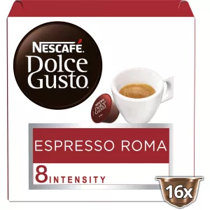 Nescafe Κάψουλες Espresso Roma Συμβατές με Μηχανή Dolce Gusto 16caps