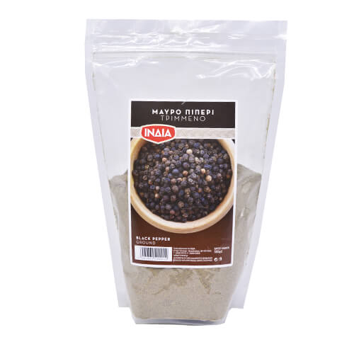 Ινδία Πιπέρι Μαύρο Τριμμένο 500gr