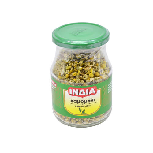 Χαμομήλι Ινδία 40gr Γυάλινο Βάζο