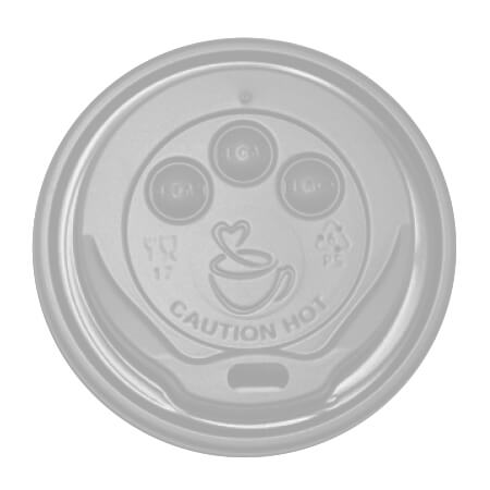 Καπάκι Πιπιλά Button 8-12oz (100τεμ.) Λευκή Ελληνικό