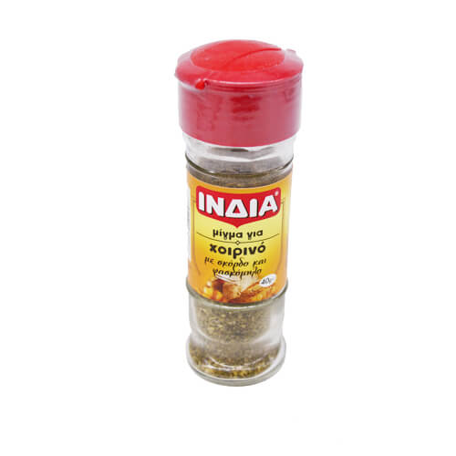 Ινδία Μείγμα για Χοιρινό 40gr (Γυάλινο Βάζο)