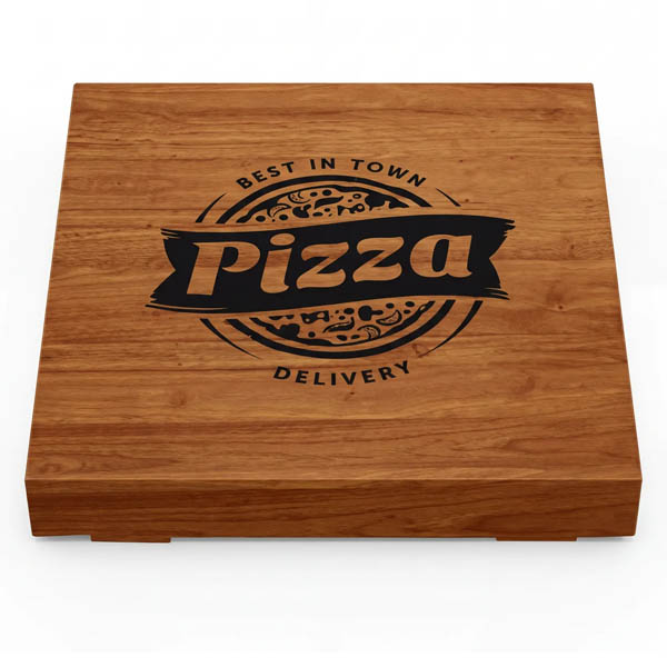 Pizza Κραφτ (Best In Town) 20x20x4cm 100τεμ Microwelle