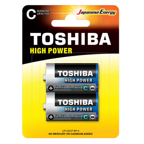 Toshiba Μπαταρία C (2τμχ) Αλκαλική