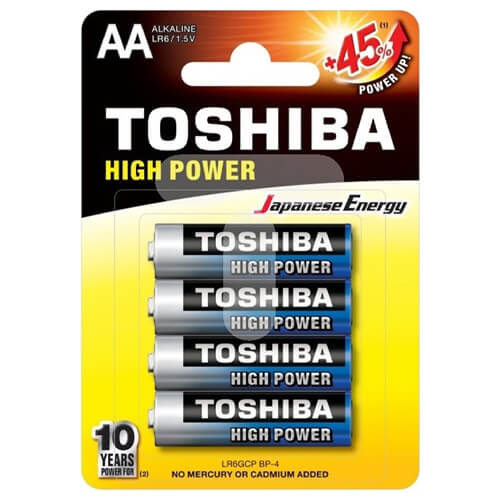 Toshiba Μπαταρία AA Αλκαλική 4τμχ