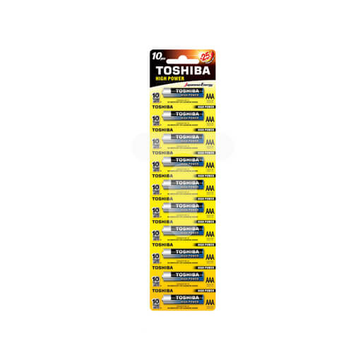Toshiba Μπαταρία AAA (10τεμ.) Αλκαλική